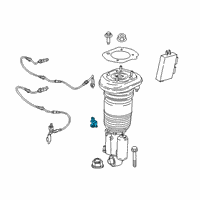 OEM BMW 740i Accelerating Sensor Diagram - 37-14-6-861-319