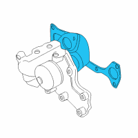 OEM 1992 Dodge Stealth Gasket-Water Pump Diagram - MD356876