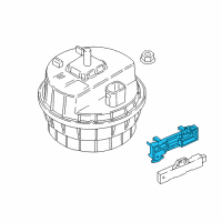 OEM 2021 BMW M4 Holder Aerial Comfort Access Side Sill Diagram - 61-13-9-397-075