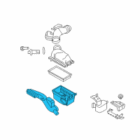 OEM 2009 Lincoln MKZ Lower Housing Diagram - 7H6Z-9A600-A