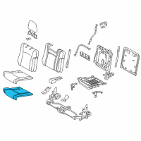 OEM 2013 Toyota Highlander Seat Cushion Pad Diagram - 79235-48040