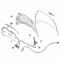 OEM 2019 Ford Fiesta Support Rod Diagram - 8A6Z-16826-A