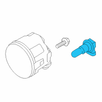 OEM Infiniti G37 Fog Lamp Bulb Diagram - B6296-4A001