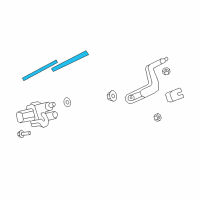 OEM Saturn Outlook Rear Blade Diagram - 15276259