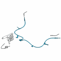 OEM Toyota Yaris iA Intermediate Cable Diagram - 46420-WB001