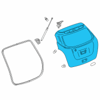 OEM Chevrolet Gate Asm-Lift Diagram - 95389034