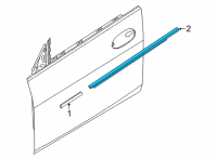 OEM BMW M235i xDrive Gran Coupe SHAFT COVER OUTER FRONT DOOR Diagram - 51-33-7-483-129