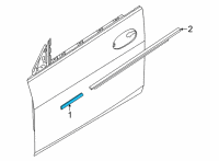 OEM 2020 BMW M235i xDrive Gran Coupe SHAFT COVER, MIRROR, OUTER L Diagram - 51-33-7-483-145