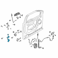 OEM 2019 Lincoln Navigator Lower Hinge Diagram - FL3Z-1622810-B