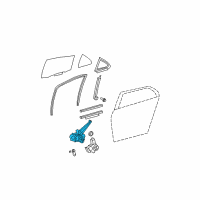 OEM 2018 Lexus ES350 Regulator Sub-Assembly Diagram - 69804-52090