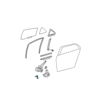 OEM Toyota Yaris Regulator Handle Diagram - 69260-52070-B0