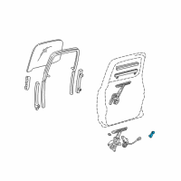 OEM 2003 Toyota Tacoma Regulator Handle Diagram - 69260-04020-E1