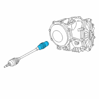 OEM 2002 Chevrolet Corvette Joint Kit, Rear Wheel Drive Shaft Inner Diagram - 88952505