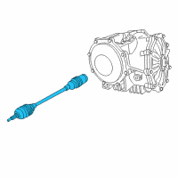 OEM 2004 Chevrolet Corvette Axle Assembly Diagram - 10311201