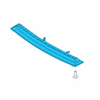 OEM Lincoln High Mount Lamp Diagram - GD9Z-13A613-A