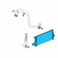 OEM 2020 Buick Regal TourX Intercooler Diagram - 84208078