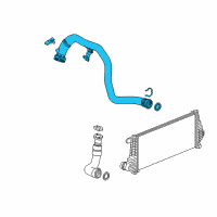 OEM 2018 Buick Regal Sportback Air Outlet Tube Diagram - 39155305