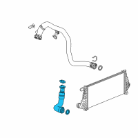 OEM Buick Air Inlet Tube Diagram - 84091757