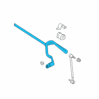 OEM 2014 Toyota Camry Stabilizer Bar Diagram - 48811-06241