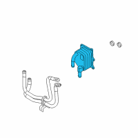 OEM 2015 Ford Edge Oil Cooler Diagram - 8A8Z-6A642-A