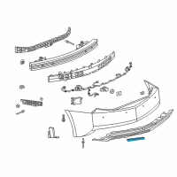 OEM 2015 Cadillac ELR Reflector Diagram - 84135078