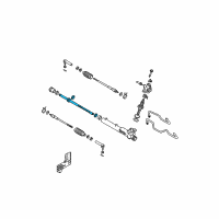 OEM 2003 Nissan Altima Rack Assy-Power Steering Diagram - 49271-8J000