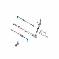 OEM Nissan Maxima Socket Kit-Tie Rod Outer Diagram - 48520-8J025