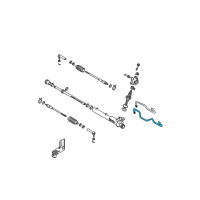 OEM 2008 Nissan Maxima Tube Assy-Cylinder Diagram - 49542-8J000