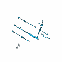 OEM 2002 Nissan Altima Gear & Linkage Diagram - 49001-ZK40A