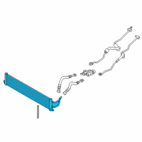 OEM BMW M850i xDrive Gran Coupe Automatic Transmission Oil Cooler Diagram - 17-21-8-619-388