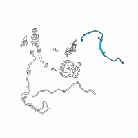 OEM Kia Optima Hose Assembly-Power Steering Oil Pressure Diagram - 575102G500