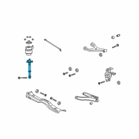 OEM 2003 Lincoln Navigator Shock Diagram - AU2Z-18125-B