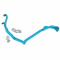 OEM 2009 Honda Pilot Pipe, RR. Suction & Receiver Diagram - 80329-SZA-A01