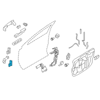 OEM 2012 Lincoln MKX Lower Hinge Diagram - 7T4Z-7822810-A