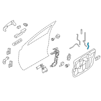 OEM 2010 Ford Edge Lock Rod Diagram - 7T4Z-7822135-A