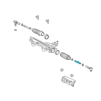 OEM Lincoln Aviator Inner Tie Rod Diagram - 2C5Z-3280-AA