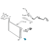 OEM 2010 GMC Savana 3500 Temperature Sensor Diagram - 55591002