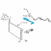 OEM Chevrolet Express 3500 Upper Hose Diagram - 19258423