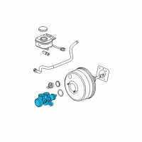 OEM 2005 Saturn Ion Cylinder Asm, Brake Master Diagram - 22713090