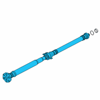 OEM 2020 Toyota GR Supra Drive Shaft Diagram - 37100-WAA03