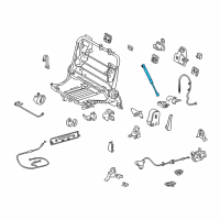 OEM 2017 Toyota Land Cruiser Stay Diagram - 79089-60020