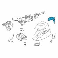 OEM 2013 Toyota 4Runner Cylinder & Keys Diagram - 69057-35240