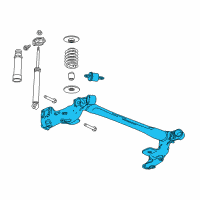 OEM Buick Axle Beam Diagram - 42655155