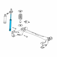 OEM 2016 Chevrolet Trax Shock Diagram - 95387906