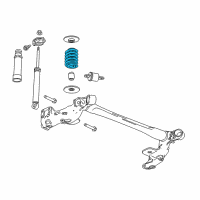 OEM 2019 Chevrolet Trax Coil Spring Diagram - 95996717