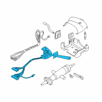OEM 2003 Buick Century Switch Asm, Turn Signal & Headlamp Dimmer Switch & Windshield Wiper & Windshield Washer (W/ Lever) Diagram - 88964579