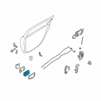 OEM 2001 Nissan Maxima Handle, Inside Diagram - H0671-2Y910