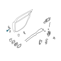 OEM Infiniti I30 Link-Check, Rear Door Diagram - 82430-2Y01A