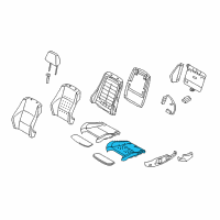OEM 2015 BMW 428i xDrive Upholstered.Section., Sportseat, Imit.Leath., Right Diagram - 52-10-7-344-905