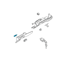 OEM 2007 Infiniti FX45 Socket & Bulb Diagram - 24860-CG010